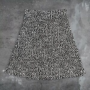 vintage polka dot mini skirt coquette retro high waist 90s model off duty